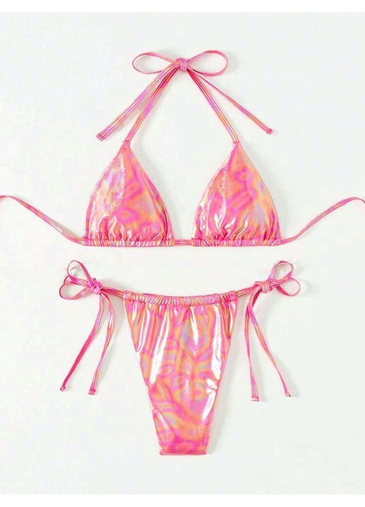 Női kétrészes fürdőruha Azure Muse, rózsaszín, L INTL méret
