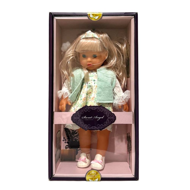 Кукла Sweet Angel, Рокля и жилетка, Подаръчна кутия, 35 см