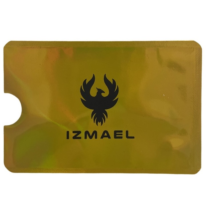 Husă de protecție RFID Izmael, auriu, 9, 1x6, 3cm