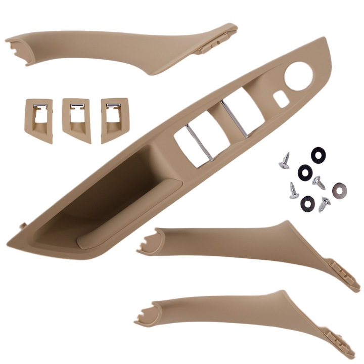 7 db belső ajtótámasz készlet BMW 5 F10 F11 2009-2017, bézs