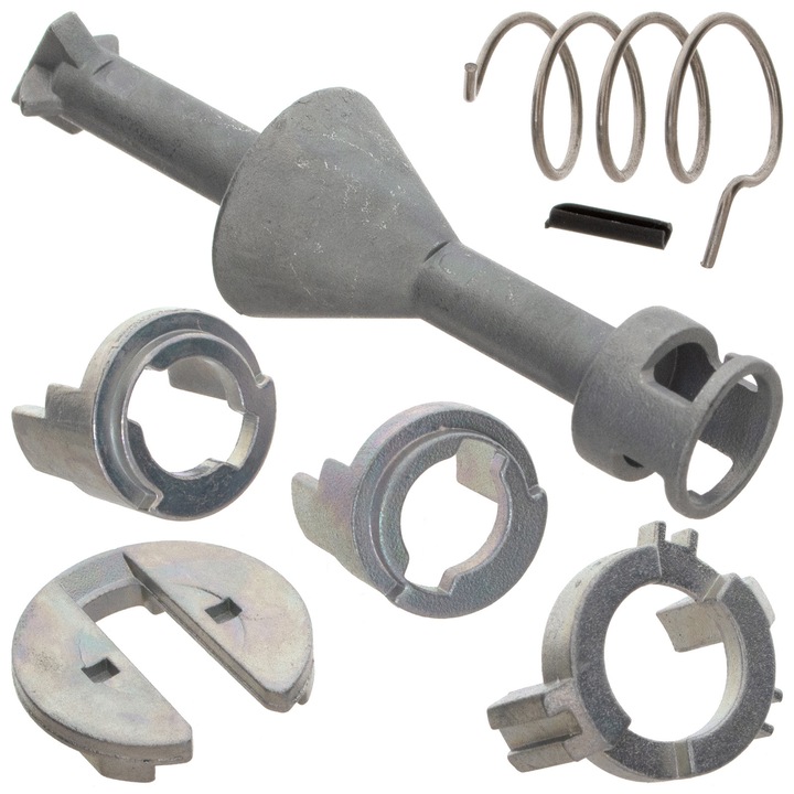 BMW 1 E81 / E82 / E87 / E88 04-13 set de reparatii pentru broasca usii din fata stanga = dreapta 7 buc. KPL