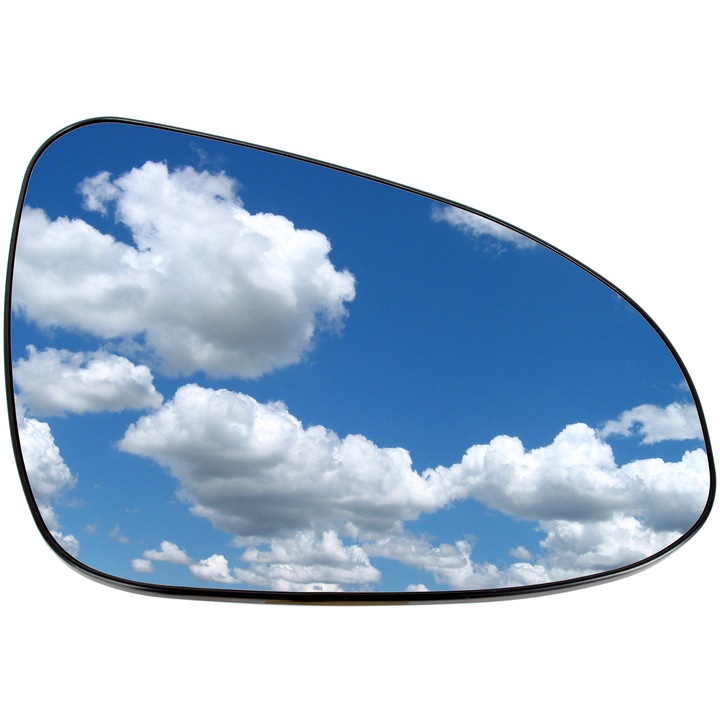 Oglinda auto M MODECAR, dreapta, incalzita, pentru Toyota Yaris III, 2011-2019, sferica, alba