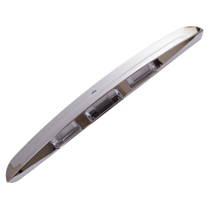 Nissan Qashqai J10 06-13 banda portbagaj CROM + orificiu pentru CHEIE INTELIGENTA versiune fara decupaj pentru camera de marsarier