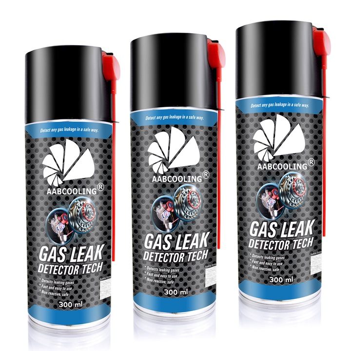 Detector gaz AABCOOLING Gas Leak Detector TECH, 300 ml, alb, manual, 195x65x205mm, set 3x