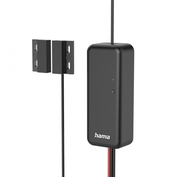 Set inteligent deschizator usi garaj Hama, WiFi, control vocal, compatibilitate Alexa si Google Assistant, negru