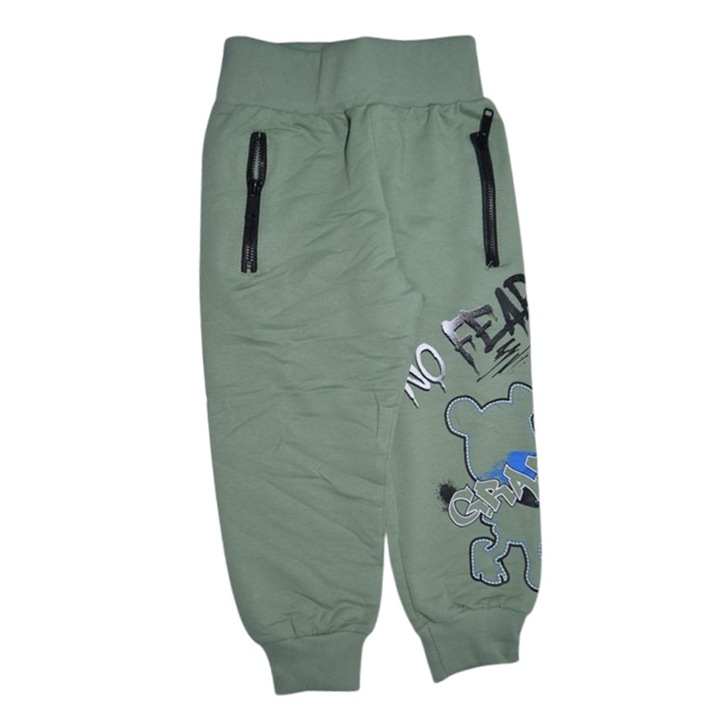 Pantaloni, sport pentru baieti, Happy House WXH01V, Verde 126675