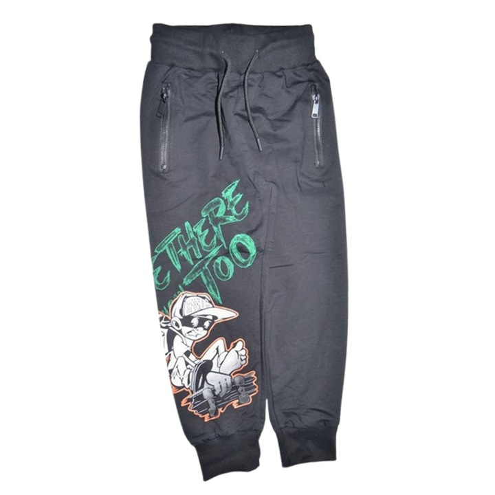 Nadrág, sport fiúknak, Happy House WXH03, fekete 126680