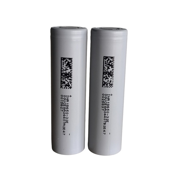 Baterie Li-ion 18650, 3200mAh, 3.7V, set de 2 bucati, dimensiune 18x65mm