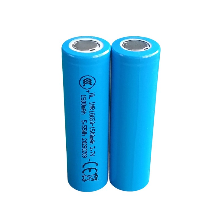 Baterie Li-ion 18650 1500mAh 3.7V 18x65mm set 2 bucati