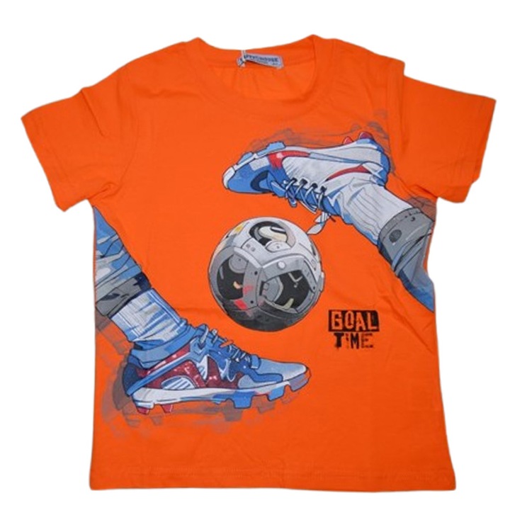 Happy House WXH035P, narancssárga, alkalmi pamut fiú póló 126842