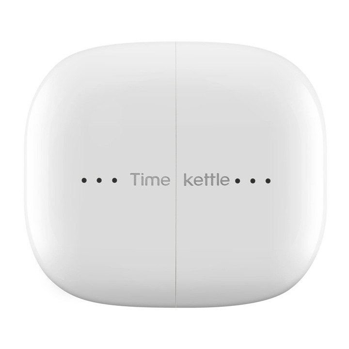 Casti wireless TIMEKETTLE M3 cu functie de traducere, ANC, Bluetooth 5.2, Autonomie 7.5h, IPX4, USB-C, Alb