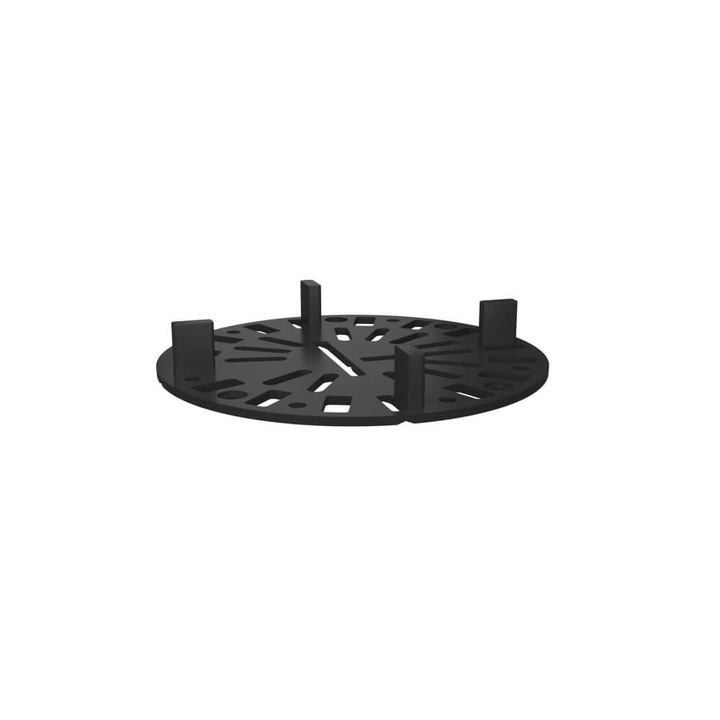 RENOSLIM Suport pentru terasa Inaltime 2, 2 mm Mortar pentru rosturi 4 mm, negru - 10 bucati, Renoplast