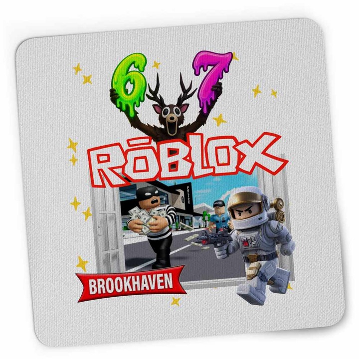 Mousepad Brookhaven Roblox, 21x19cm