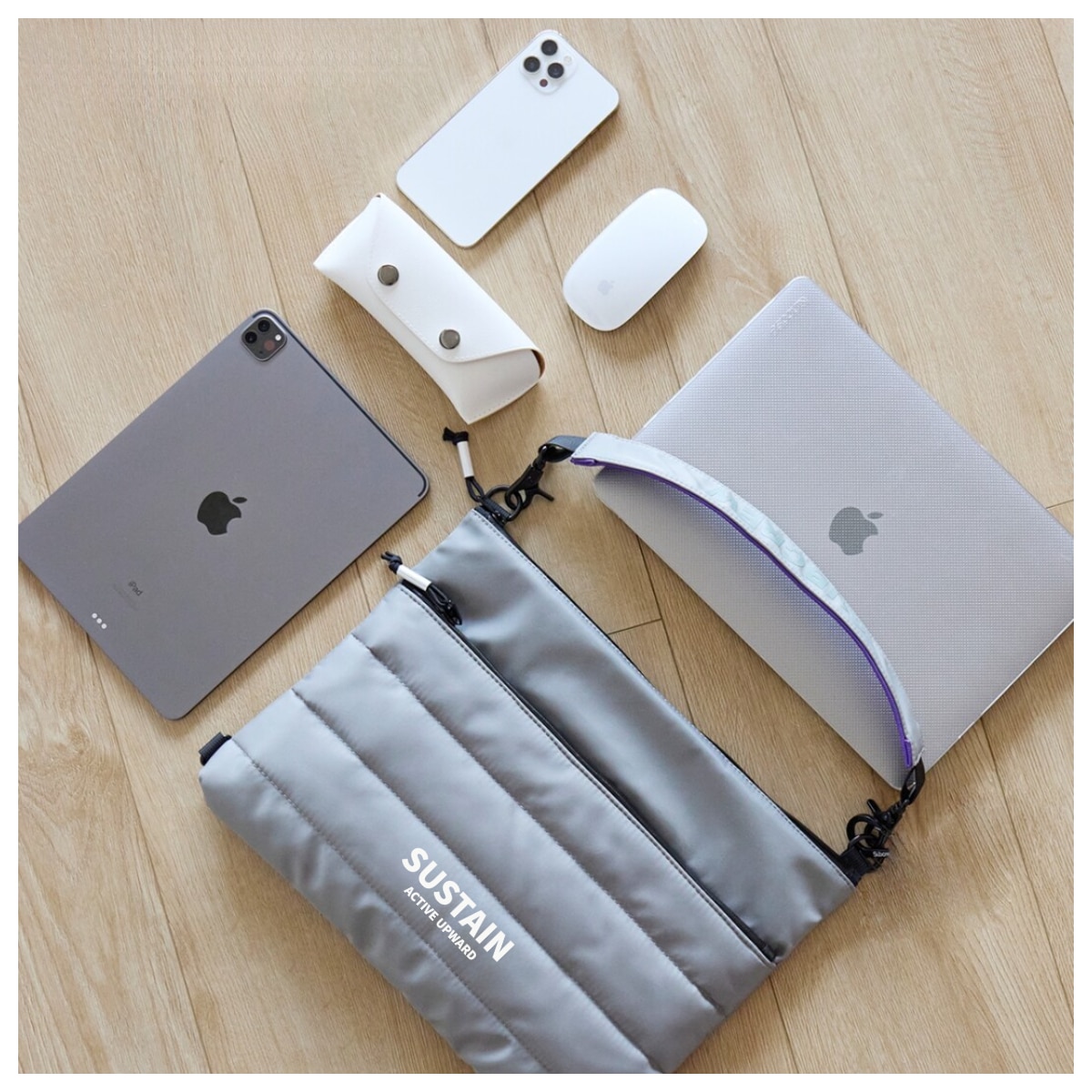 Geanta laptop portabila, oein®, 13'', 14'', 15'', 16'' inch, pentru notebook, ultrabook, impermeabila, compatibila Macbook Pro, Air, Gri