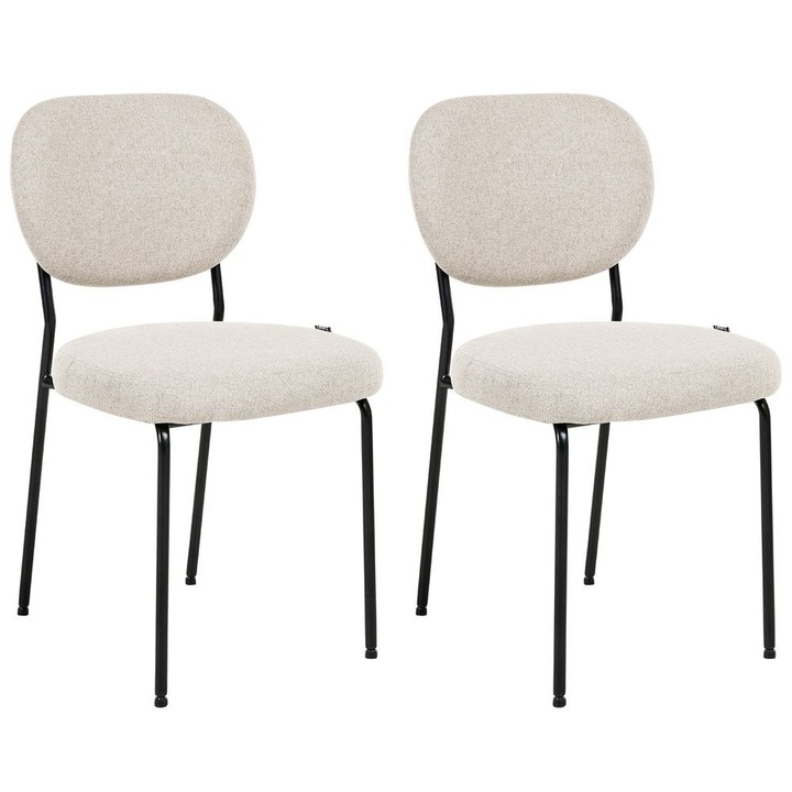 Étkezőszék kétdarabos szettben Loleta Világosbézs