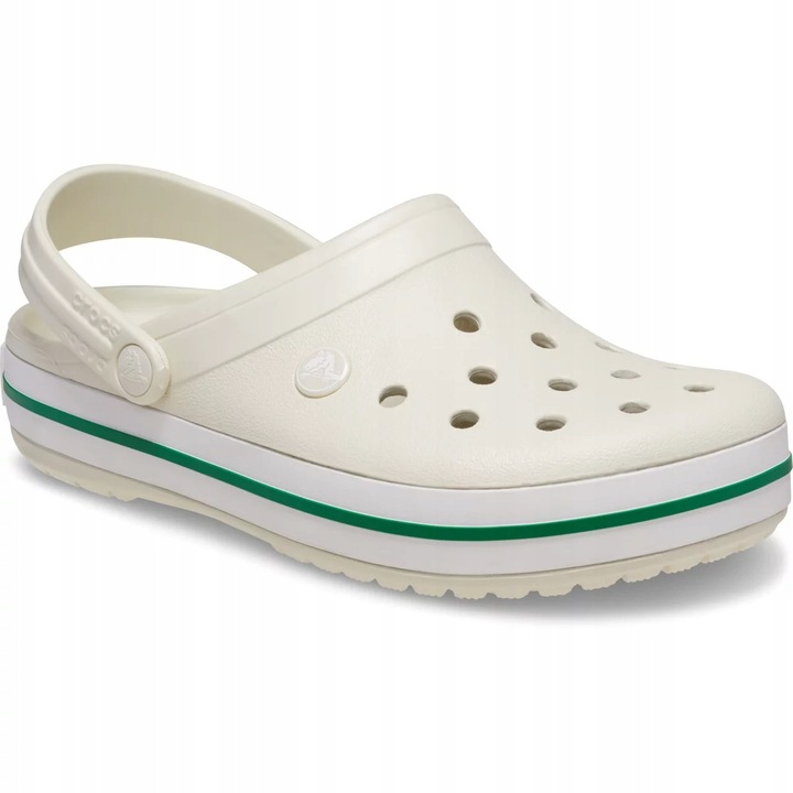 Saboti copii, Crocs, Crocband Kids Clog, alb, marime EU 29-30