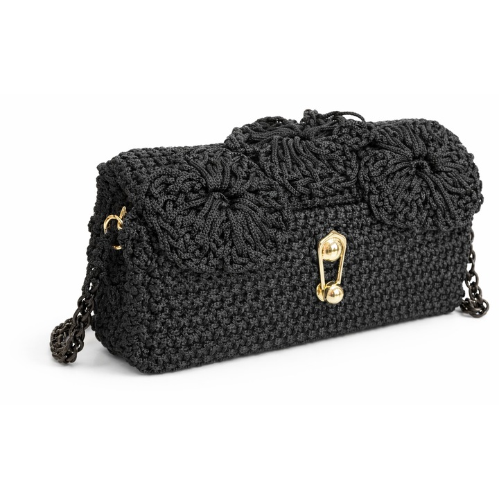 Geanta de umar unicat, realizata manual - Noir Étoile