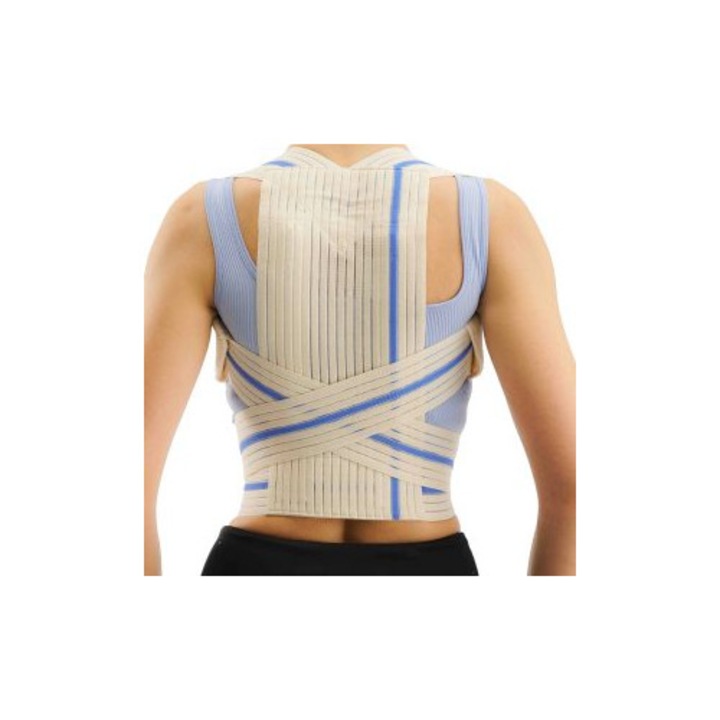 Ham de memorie Ortholand, beige, pentru corectarea posturii, mărime XL