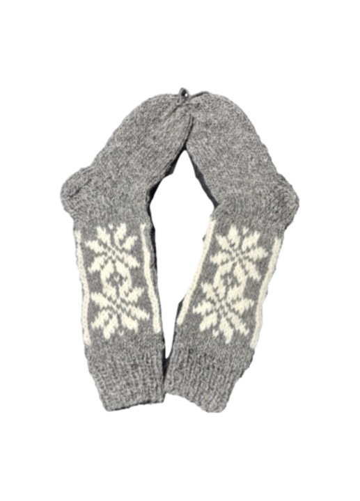 Sosete lana 100% oaie lucrate manual groase calduroase Handmade neguru lung 39-42