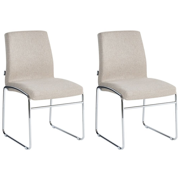 Étkezőszék kétdarabos szettben Lecco Bézs