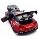 Метална Количка Nissan GT-R NISMO 1:22, с Функционални Врати и Капак, Звуци и Светлини, Червено-Черно, 20см