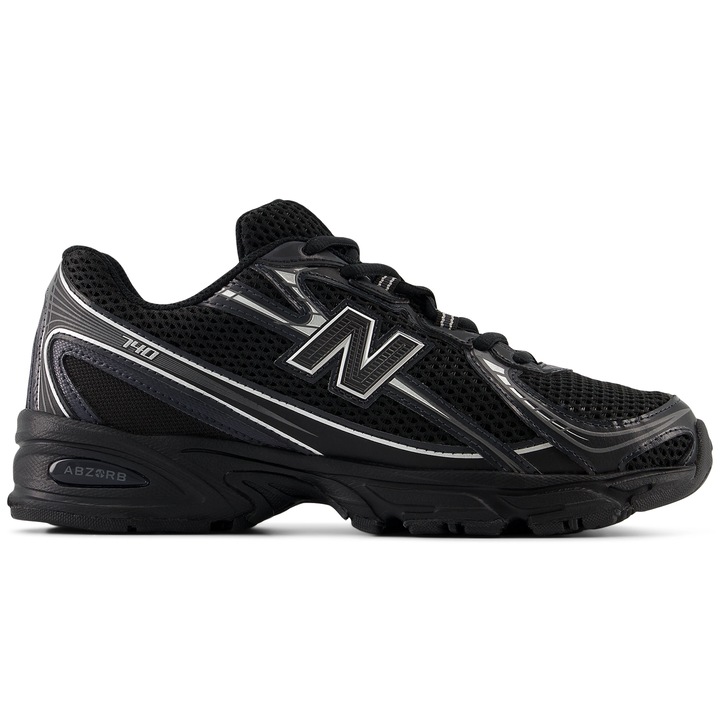 Pantofi Sport Unisex, New Balance, 740 U740BM2, Negru