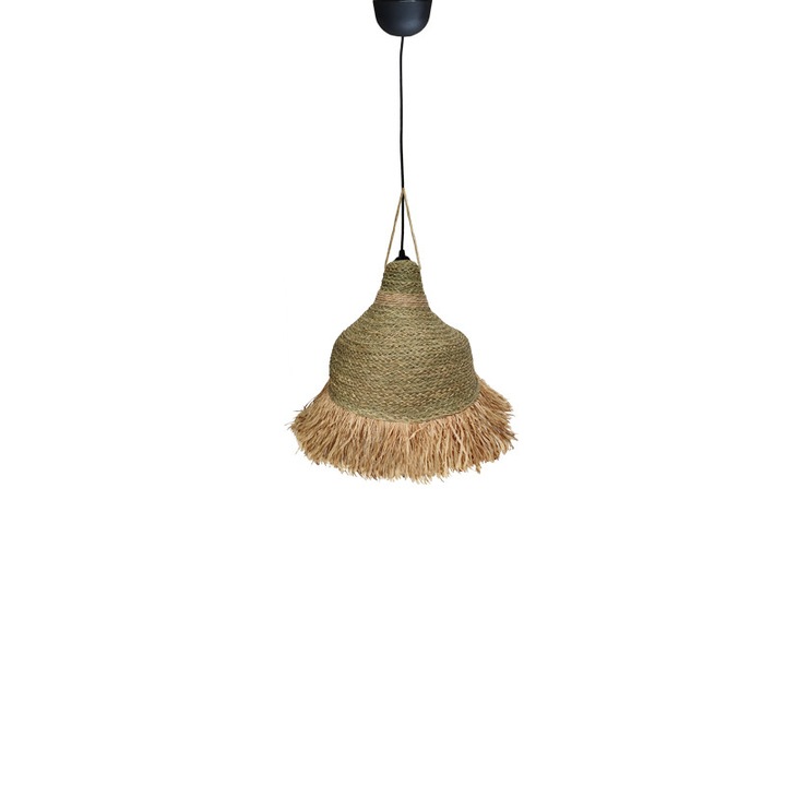 Lustra INART Boher, naturala, 33x76 cm, din iarba de mare
