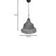 Lustra INART Boher, naturala, 33x76 cm, din iarba de mare