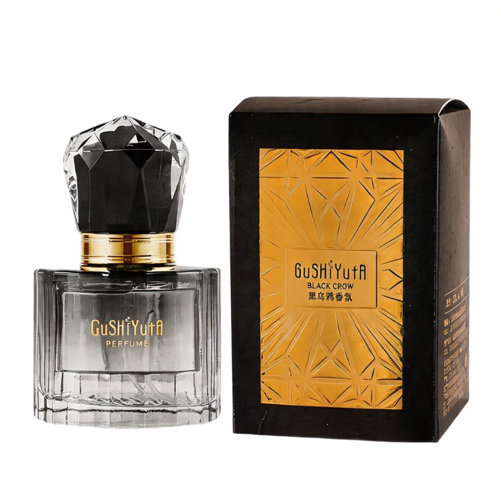 Parfum unisex GUSHIYUTA, aroma orientala, proaspata si eleganta, rezistenta, potrivita pentru intalniri si serviciu, cu note de lavanda, flori de portocal si vanilie, 50ml