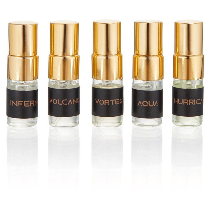 Discovery kit extract parfum Ginsari 5 Elements 5x 2ml, parfumuri unisex