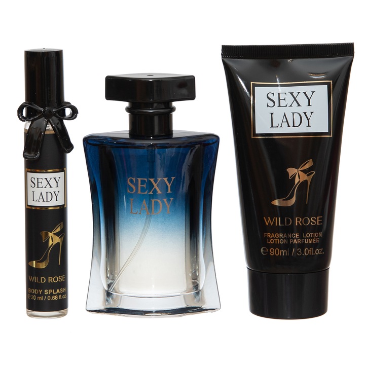 Női ajándékszett, Sexy Lady Body Splash, illat és illatos testápoló