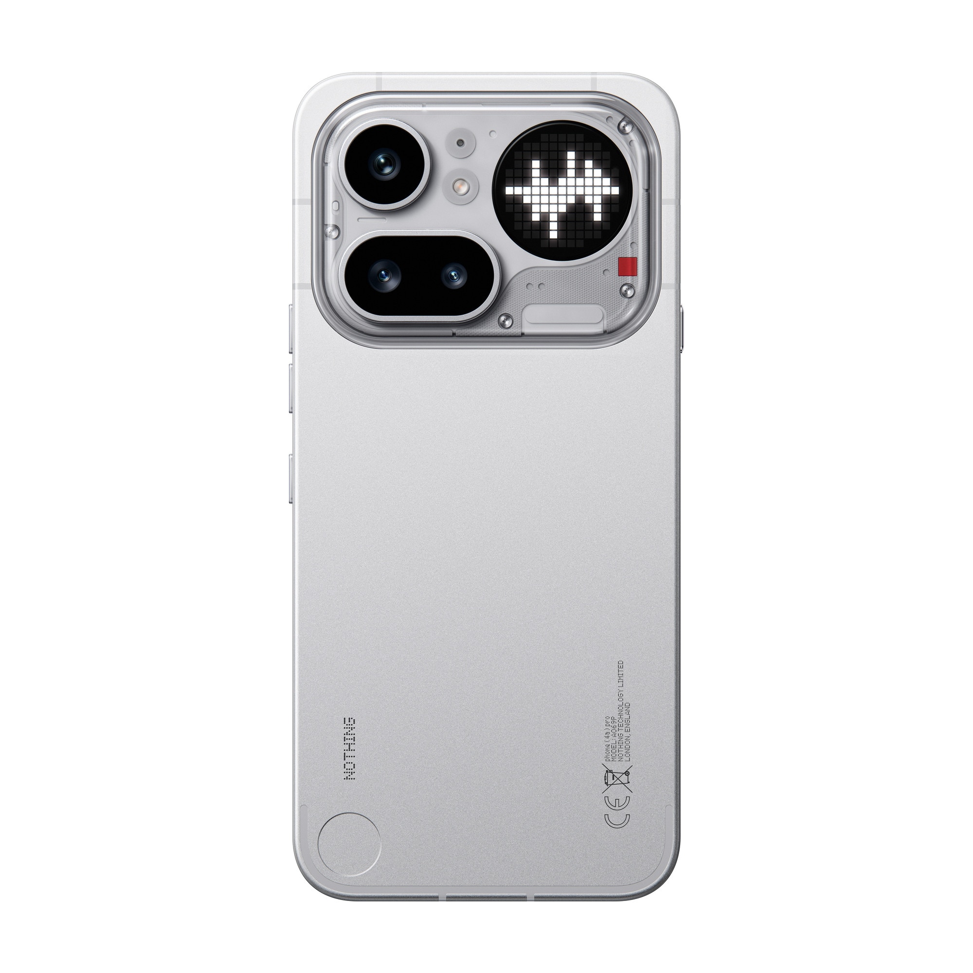 Telefon mobil Nothing Phone (4a) Pro, 256GB, 12GB RAM, 5G, Silver