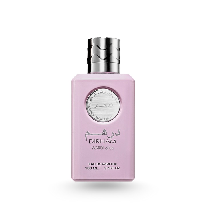 Apa de parfum Ard Al Zaafaran Dirham Wardi, unisex, 100 ml, note florale și fructate