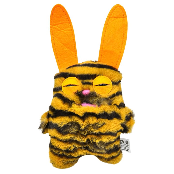 Плюшена играчка тигров заек JPT, мека, 3 години+