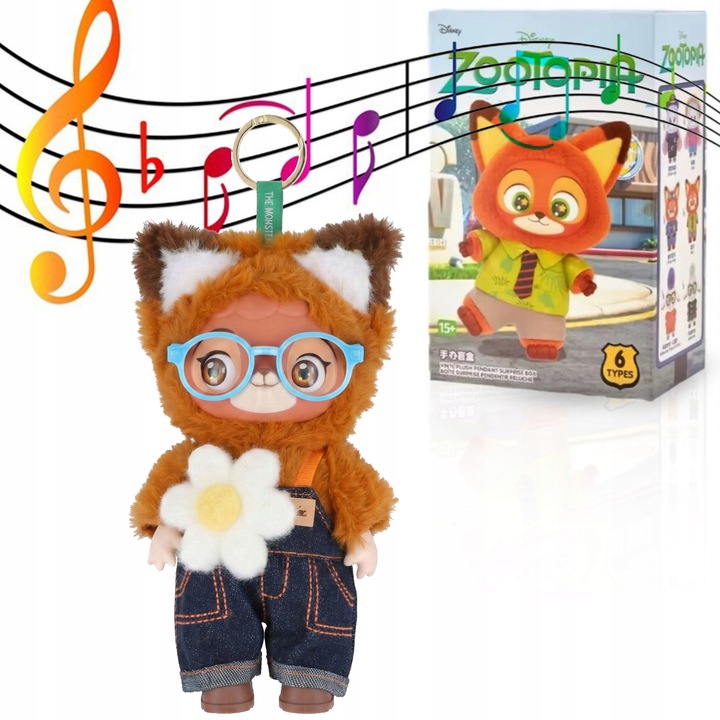 Moramo Judy Hopps Zootopia Interaktív kulcstartó, zenélő, 11x7.5x17cm