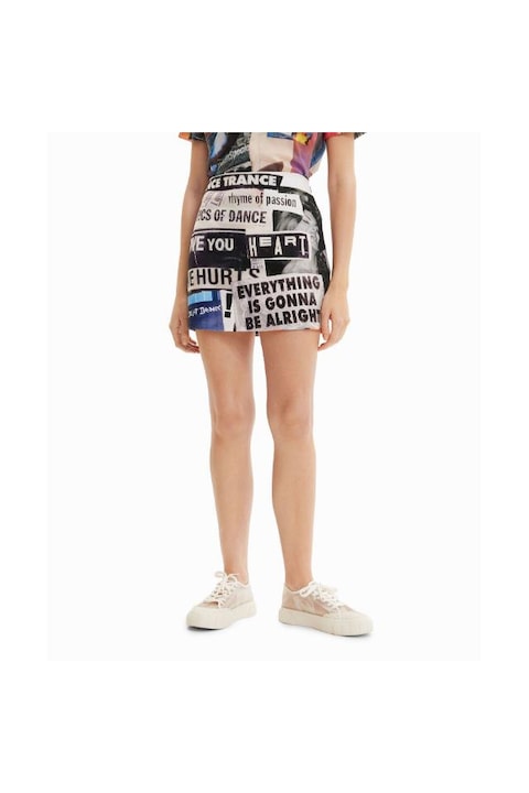 Fusta Desigual 23SWFW15, Multicolor