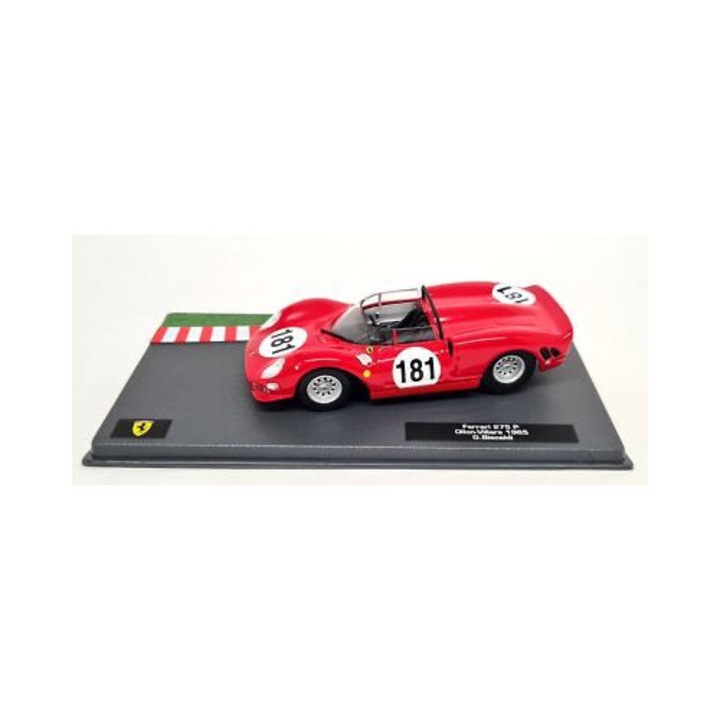 Ferrari 275 P autómodell, JPT, 1:43, fém és műanyag, vintage