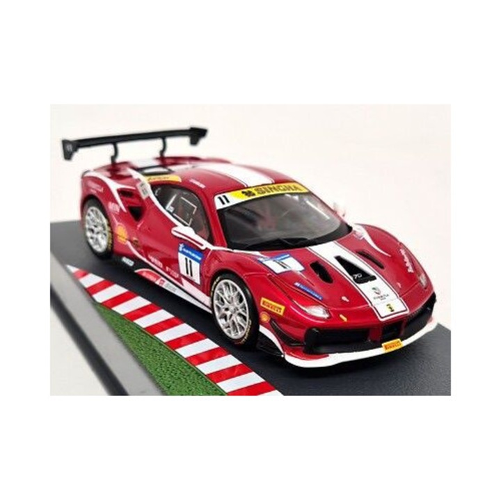 Macheta auto Ferrari 488 Challenge Trofeo Pirelli, 1:43, metal, 0.2kg