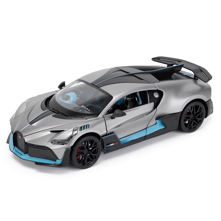Macheta auto Bugatti Divo, 1:18, gri, TechnoDrive