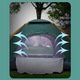 Cort camping, automat, 2-3 persoane, impermeabil, Deschidere automata, 200*150*110 CM, Strat dublu impermeabil, rezistent la vant si cu protectie UV, potrivit pentru activitati in aer liber, cum ar fi drumetii, activitati pe plaja, alpinism, camping