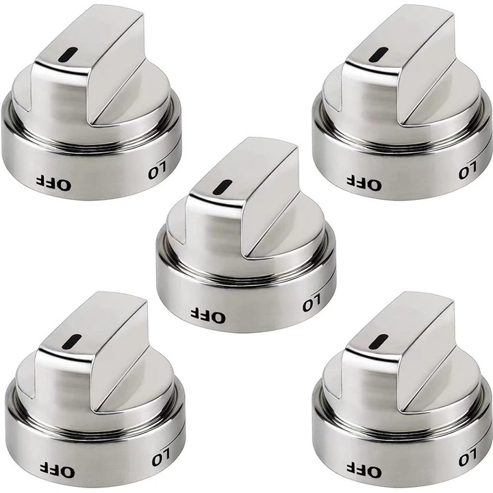 Set 5 butoane de inlocuire pentru cuptor LG, AEZ73453509, material durabil, usor de instalat