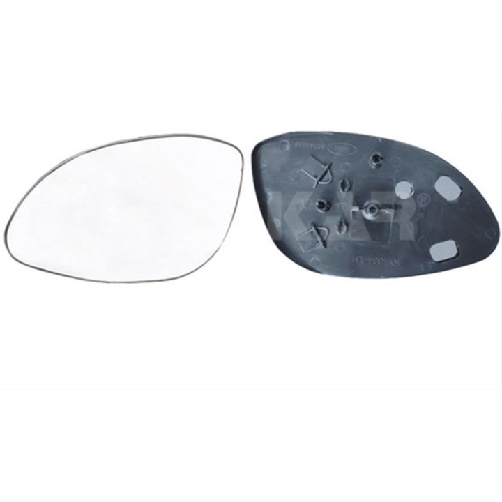 Sticla oglindă retrovizoare Alkar, convexă, montare dreapta, 6402433