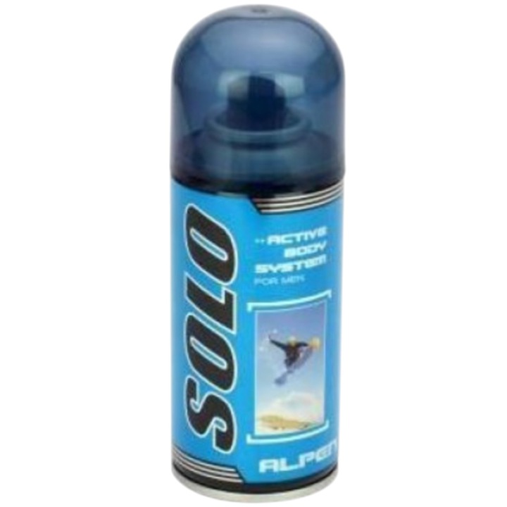 Deodorant SOLO Alpen 150ml, spray, pentru bărbați, axila