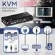 TRENDnet TK-409K 4 portos USB KVM kapcsoló audióval