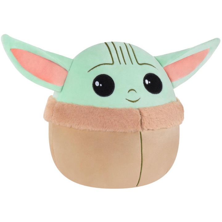 Pluș collectible Squishmallows Star Wars Grogu, 20cm, multicolor