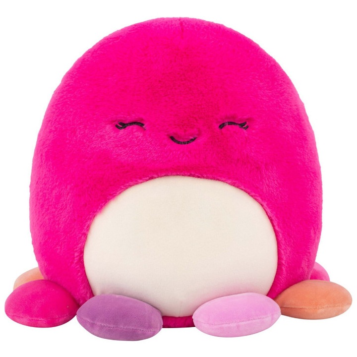 Плюшена играчка Squishmallows Fuzz A Mallows октопод, многоцветен, 30см