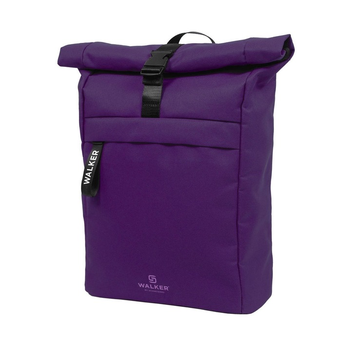 Rucsac Schneiders Rollup, roz, 29x40x15cm, compartiment laptop 15", impermeabil