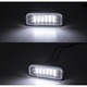 Set lampi LED 6000K pentru numar Mercedes, 18 LED-uri SMD 3528, alb rece, 2 bucati