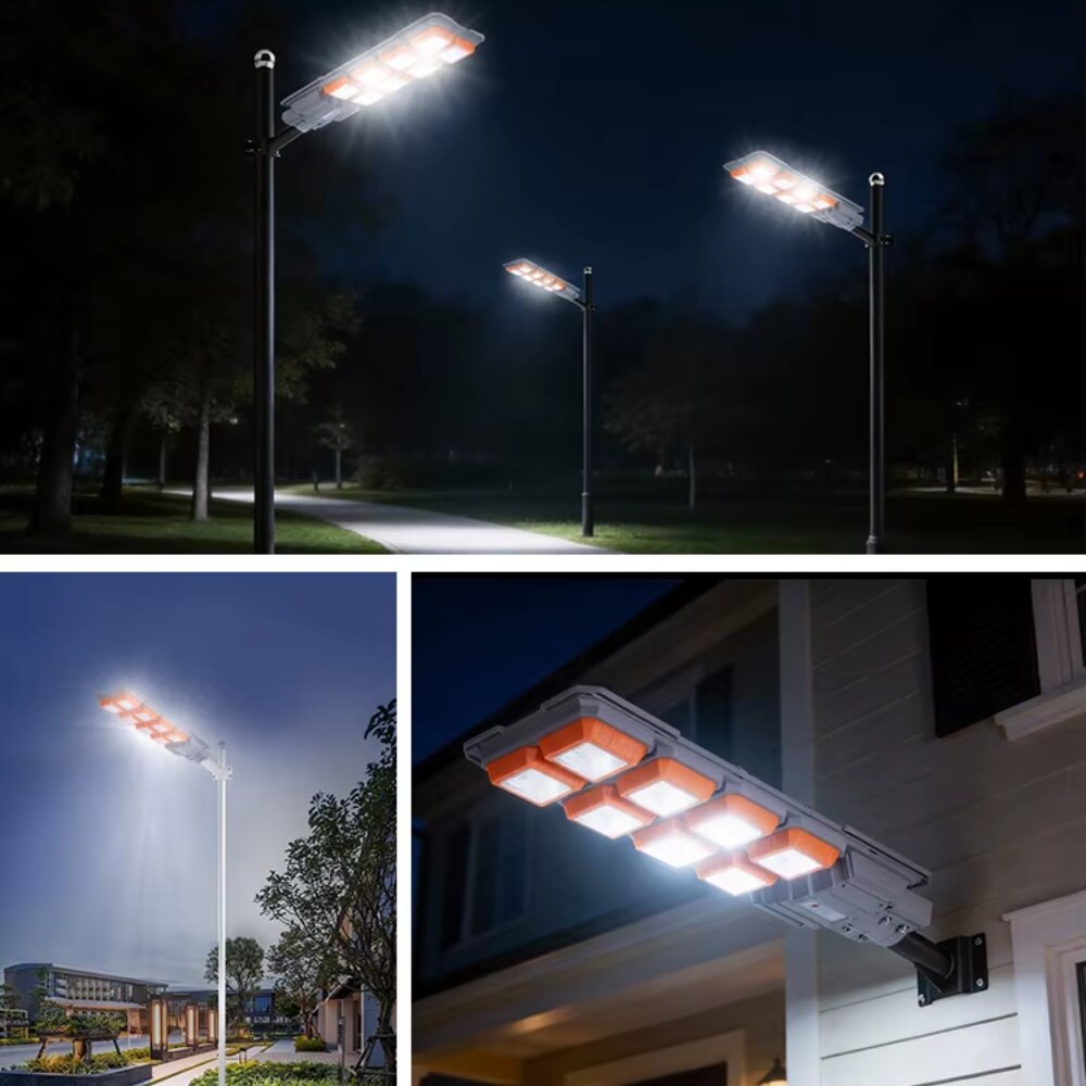 Lampa Stradala Solara 3000W, Tehnologie COB LED, IP65, Acumulator ...