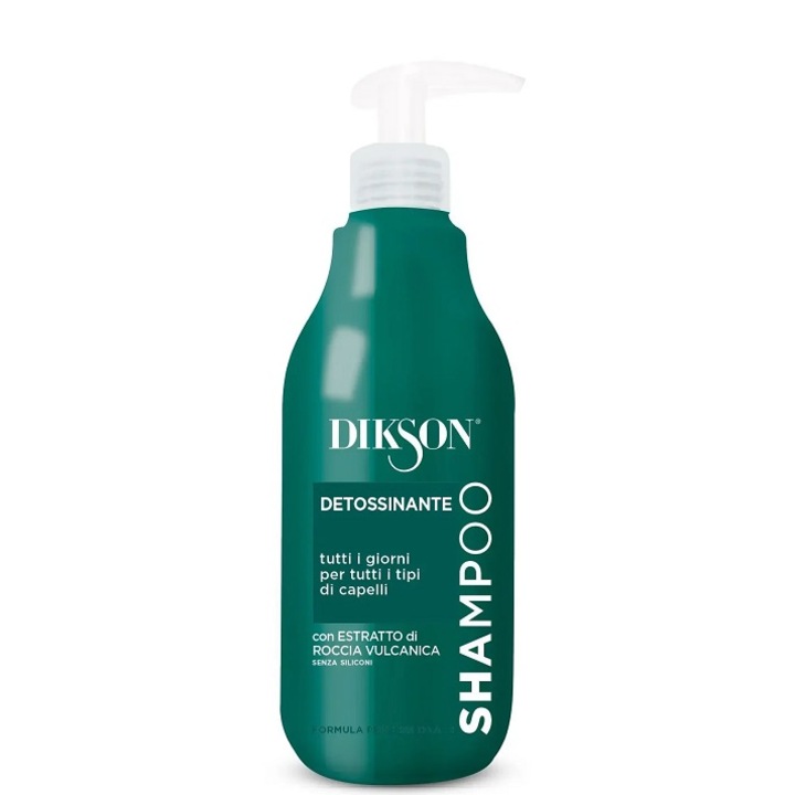 Șampon profesional detoxifiant Dikson 500ml, unisex, fără silicon, pentru păr gras